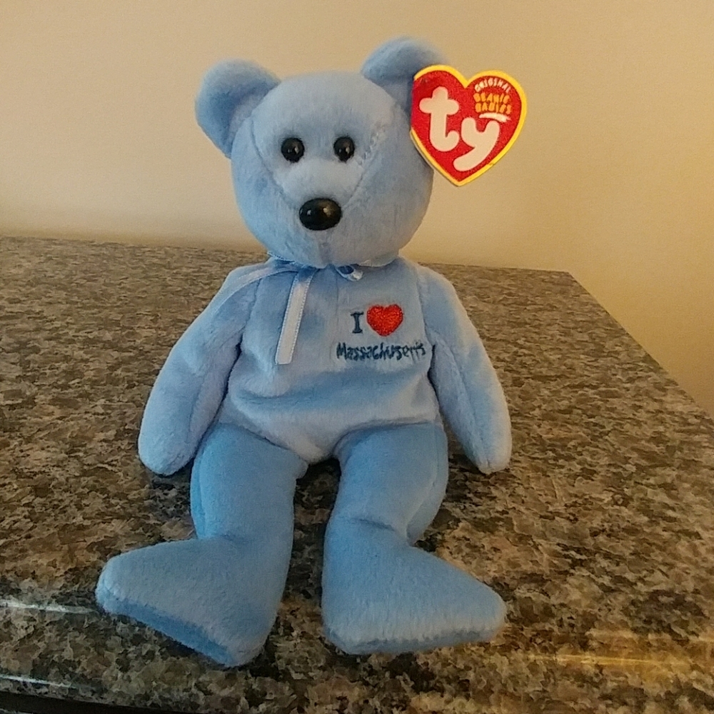 3/$20.  Ty Beanie Baby "Massachusetts"